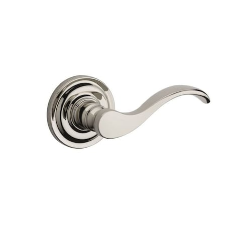 Baldwin Reserve Bright Nickel Door Levers HD.CUR.L.TRR.141